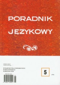 Poradnik językowy 5/2010 - okładka książki