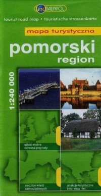 Region Pomorski. Mapa turystyczna - okładka książki