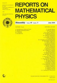 Reports on Mathematical Physics - okładka książki