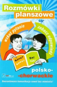 Rozmówki planszowe polsko chorwackie. - okładka książki