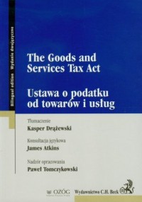 The Goods and Services Tax Act - okładka książki