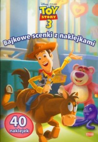 Toy Story 3. Bajkowe scenki z naklejkami - okładka książki