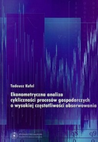 Ekonometryczna analiza cykliczności - okładka książki