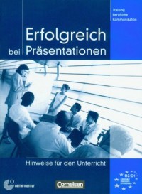 Erfolgreich bei Prasentationen - okładka książki