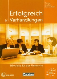 Erfolgreich in Verhandlungen Hinweise - okładka książki