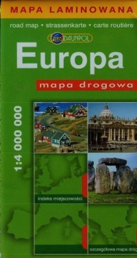 Europa (mapa drogowa 1:4 000 000) - okładka książki