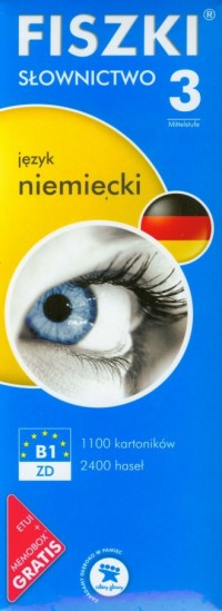 Fiszki. Język niemiecki. Słownictwo - okładka podręcznika
