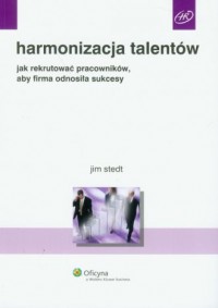 Harmonizacja talentów - okładka książki