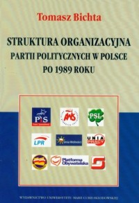 Struktura organizacyjna partii - okładka książki