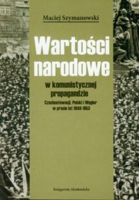 Wartości narodowe w komunistycznej - okładka książki