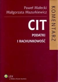 CIT. Podatki i rachunkowość - okładka książki