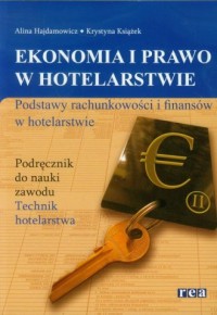 Ekonomia i prawo w hotelarstwie. - okładka podręcznika