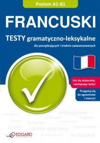 Francuski. Testy gramatyczno-leksykalne - okładka podręcznika