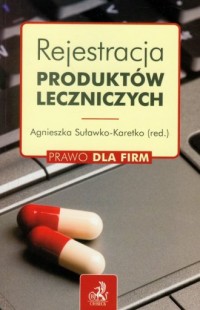 Rejestracja produktów leczniczych - okładka książki