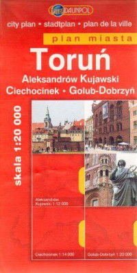 Toruń. Plan miasta - okładka książki