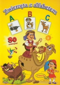 Zwierzęta z alfabetem - okładka książki