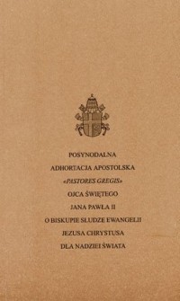 Pastores Gregis - okładka książki