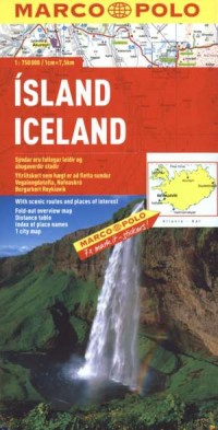 Islandia. Mapa Marco Polo (w skali - okładka książki