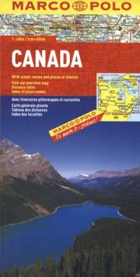 Kanada. Mapa Marco Polo (w skali - okładka książki