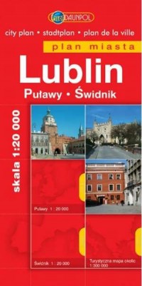 Lublin. Puławy. Świdnik. Plan miasta - okładka książki