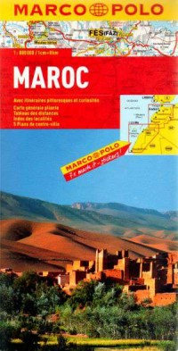 Maroko. Mapa Marco Polo (w skali - okładka książki