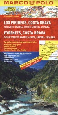 Pireneje Costa Brava. Mapa Marco - okładka książki