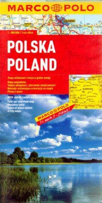 Polska. Mapa Marco Polo (w skali - okładka książki