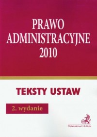 Prawo administracyjne 2010 - okładka książki