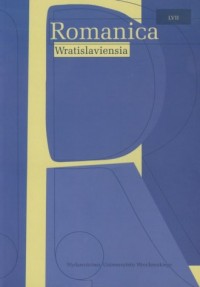 Romanica Wratislaviensia LVII - okładka książki