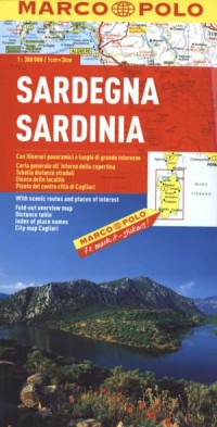 Sardynia. Mapa Marco Polo (w skali - okładka książki