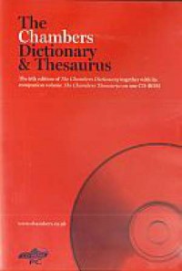 The Chambers Dictionary Thesaurus - pudełko audiobooku