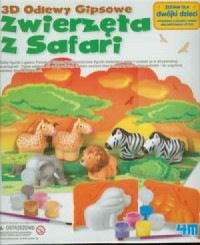 Zwierzęta z Safari. 3D Odlewy gipsowe - zdjęcie zabawki, gry