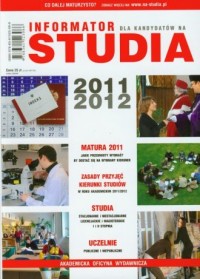 Informator. Studia 2011/2012 - okładka książki