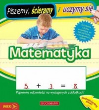 Matematyka. Piszemy, ścieramy i - okładka podręcznika