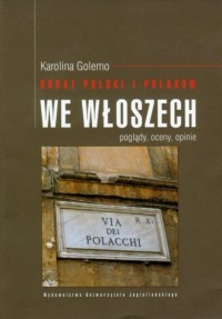 Obraz Polski i Polaków we Włoszech - okładka książki