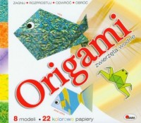 Origami. Zwierzęta wodne - okładka książki