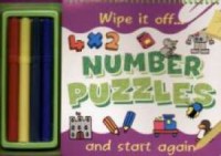 Wipe it off... Number puzzles - okładka książki