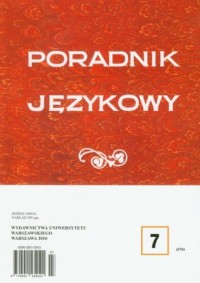 Poradnik językowy 7/2010 - okładka książki