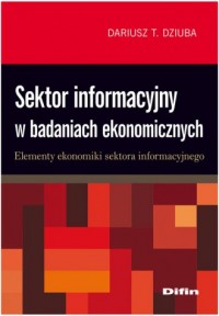 Sektor informacyjny w badaniach - okładka książki