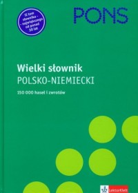 Wielki słownik niemiecko-polski, - okładka podręcznika