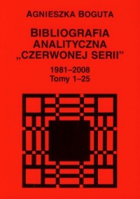 Bibliografia analityczna Czerwonej - okładka książki
