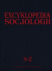 Encyklopedia socjologii - okładka książki