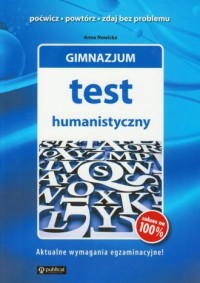 Gimnazjum. Test humanistyczny - okładka podręcznika