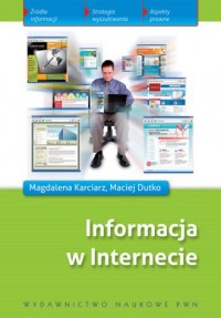 Informacja w Internecie - okładka książki