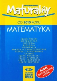 Informator Maturalny od 2010 roku. - okładka podręcznika