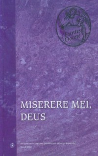 Miserere mei deus - okładka książki