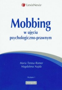 Mobbing w ujęciu psychologiczno-prawnym - okładka książki