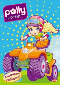 Polly Pocket. Kolorowanka z naklejkami - okładka książki