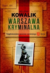 Warszawa kryminalna - okładka książki