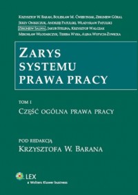 Zarys systemu prawa pracy. Tom - okładka książki